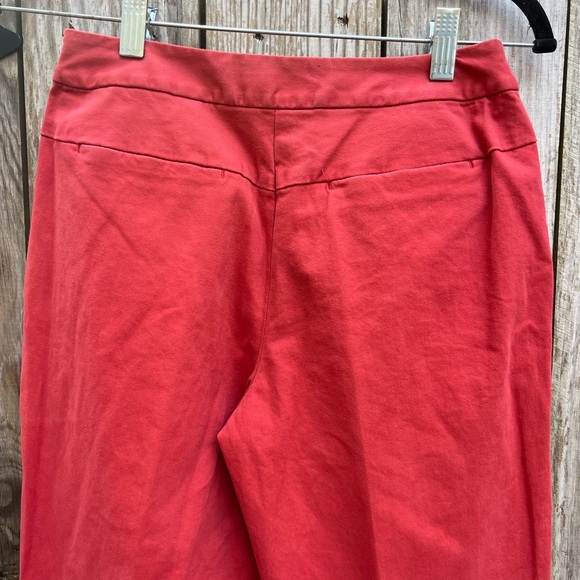 TALBOTS Orange Coral Khaki Pants Women’s 2 Petite NWT NEW - Picture 10 of 11
